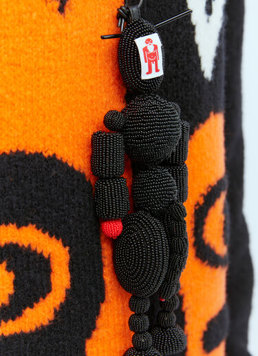 One Eye Devil Beaded Necklace Walter Van Beirendonck One Eye Devil Beaded Necklace Black wlt0154031