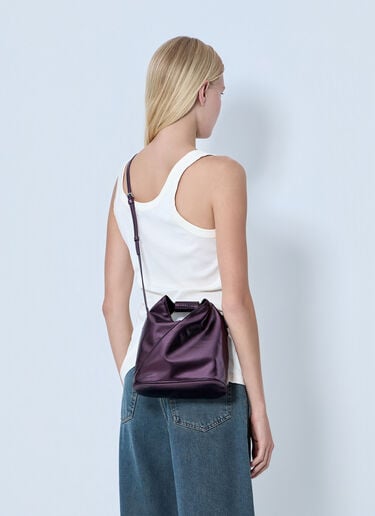 LN-CC® - MM6 Maison Margiela: Japanese Crossbody Bag - Purple MM6 Maison Margiela Japanese Crossbody Bag Purple mmm0264058