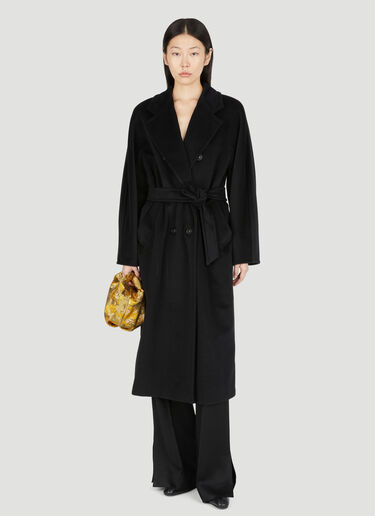 Max Mara Madame Coat Black max0250002