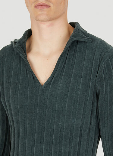 Acne Studios 丝绒 Polo 衫 绿色 acn0150010