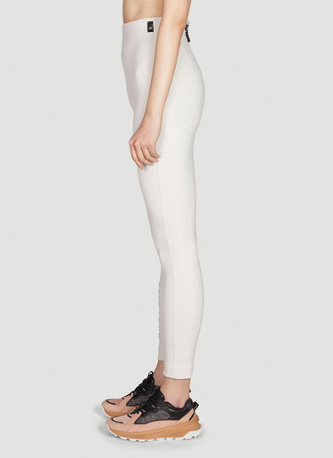 Moncler Grenoble Logo Print Leggings White mog0249007