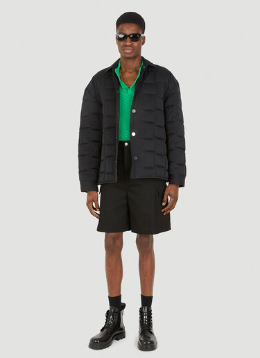 Intreccio Technical Jacket Bottega Veneta Intreccio Technical Jacket Black bov0148128