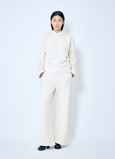Max Mara Knit Track Pants White max0259006