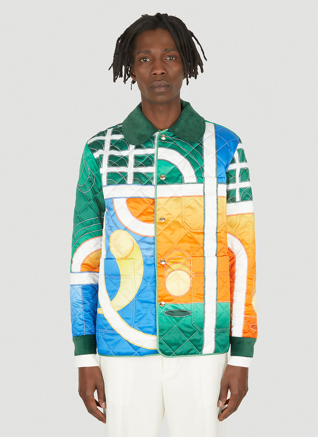 Casablanca R ve De Tennis Hunting Jacket in Blue LN CC
