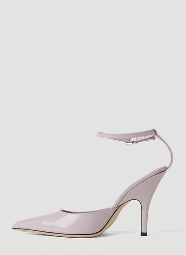 BY FAR Eliza Patent Heel Pumps Lilac byf0251029