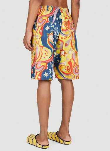 Marni x No Vacancy Galactic Paradise Bermuda Shorts Multicolour mvy0153007