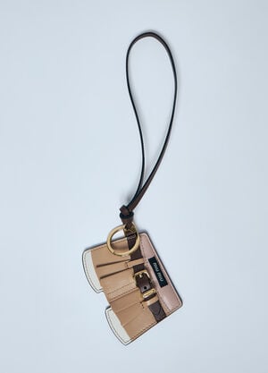 Diesel Leather Skirt Keyring Black dsl0259048