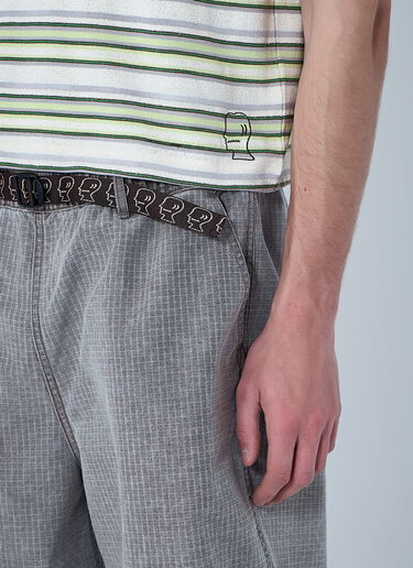 Brain Dead Looped Stripe T-Shirt Green bra0164005