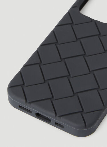 Bottega Veneta Intreccio iPhone 13 Phone Case Black bov0148151