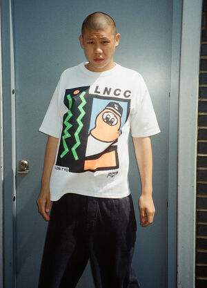 BEAMS BEAMS T x LN-CC T-Shirt With Artwork By SHINKNOWNSUKE White bms0158006