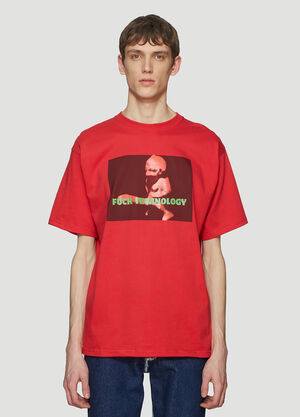 Pressure Fuck Technology T-Shirt Red prs0336004