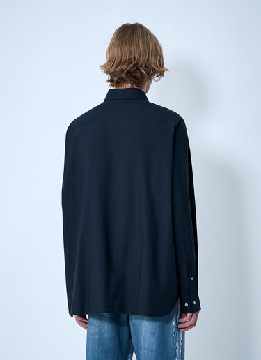 Acne Studios Check Button-Up Shirt Black acn0164032