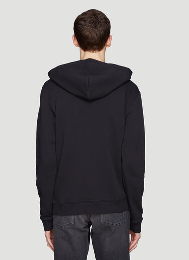 Saint Laurent 徽标连帽运动衫 黑色 sla0136018