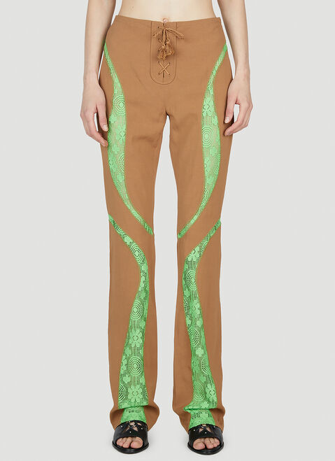 Kiko Kostadinov Dana Panel Pants White kko0252006