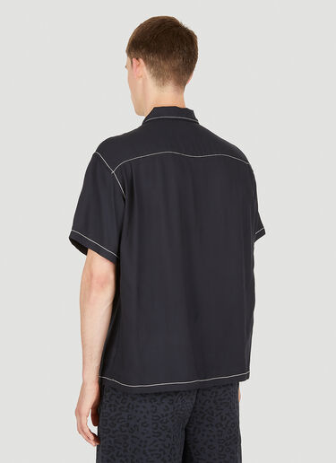 Contrast Pick Stitched Shirt Stüssy Contrast Pick Stitched Shirt Black sts0348005