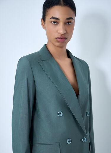 Double-Breasted Blazer Max Mara Double-Breasted Blazer Green max0264003