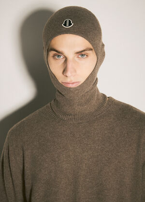 Moon Boot Wool And Cashmere Balaclava Red mnb0350015
