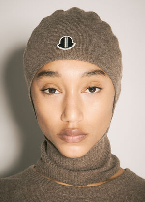 Moncler x Rick Owens 울 & 캐시미어 발라클라바 브라운 mcs0358018