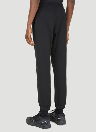 More Joy Logo Embroidered Classic Track Pants Black mjy0347022