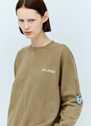 Space Available Artisan Sweatshirt Khaki spa0356011