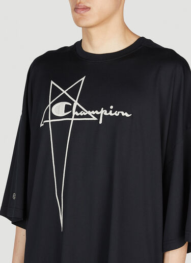 Tommy T-Shirt Rick Owens x Champion Tommy T-Shirt Black roc0153004