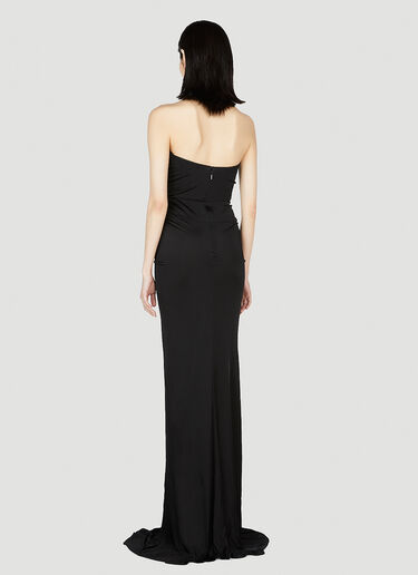 Saint Laurent 镂空连衣裙 黑色 sla0252011