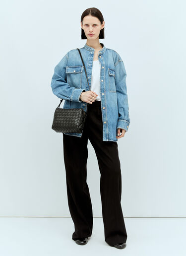 Bottega Veneta 스몰 루프 카메라 백 블랙 bov0257042