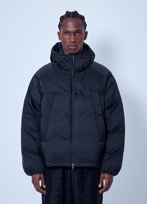 Y-3 Hooded Puffer Jacket Black yyy0165014