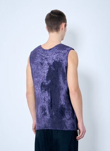 Dries Van Noten Fluffy Knit Top Purple dvn0160029