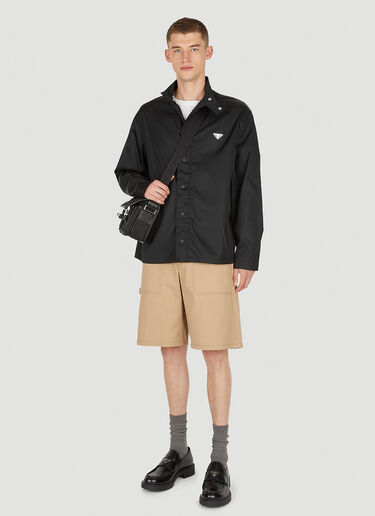 Prada Cargo Pocket Bermuda Shorts Beige pra0149014