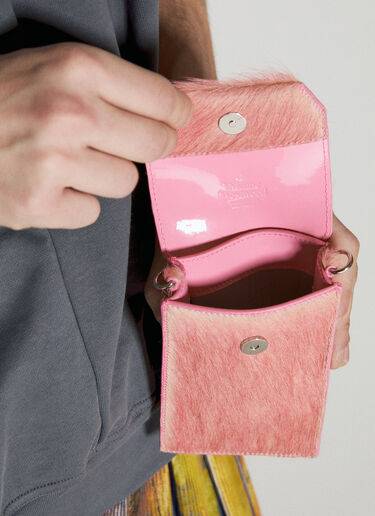 Vivienne Westwood 小牛毛手机袋 粉色 vvw0155022
