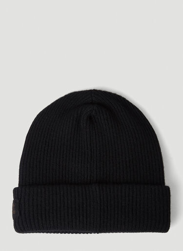 META CAMPANIA COLLECTIVE Kurt Cashmere Beanie Hat Black mtc0148022