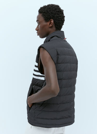 Thom Browne Four-Bar Down Ski Vest Black thb0153008