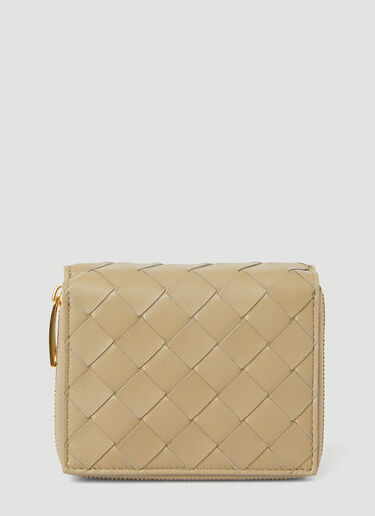 Bifold Intrecciato Wallet Bottega Veneta Bifold Intrecciato Wallet Gold bov0251048