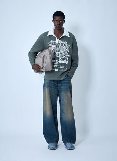Acne Studios Distressed Five-Pocket Jeans Dark Blue acn0162011