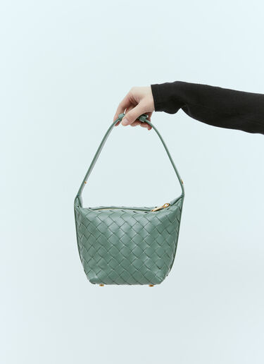 Bottega Veneta 캔디 월리스 핸드백 그린 bov0255101