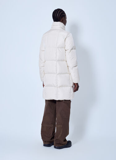 LN-CC® - Moncler: Litte Square-Quilted Hooded Long Down Jacket - Light Beige Moncler Litte Square-Quilted Hooded Long Down Jacket Light Beige mon0266011