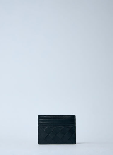 Bottega Veneta Intrecciato Leather Cardholder Black bov0260024