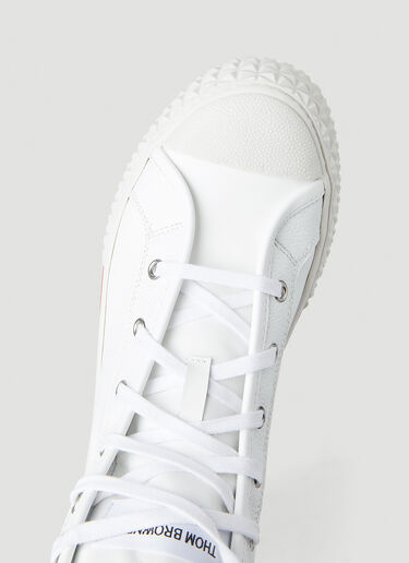 Thom Browne Collegiate High Top Sneakers White thb0249018