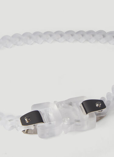 Transparent Chain Necklace 1017 ALYX 9SM Transparent Chain Necklace White aly0245041