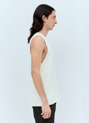 Courrèges Knit Tank Top White cou0156010