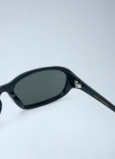 LN-CC® - Gentle Monster: Hills 01 Wraparound Sunglasses - Black Gentle Monster Hills 01 Wraparound Sunglasses Black gtm0366016