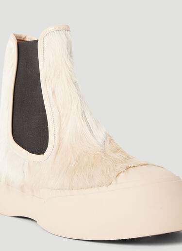 Pablo Hairy Chelsea Boots Marni Pablo Hairy Chelsea Boots White mni0253050