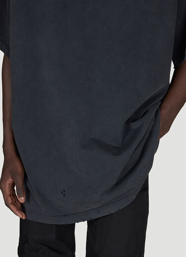 Balenciaga Pierced Oversized T-Shirt Black bal0154013