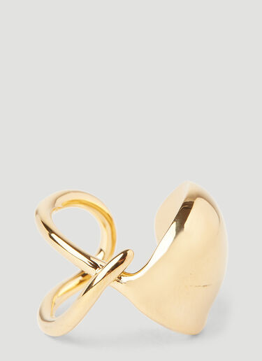 Bottega Veneta Gold-Plated Ring Gold bov0245090
