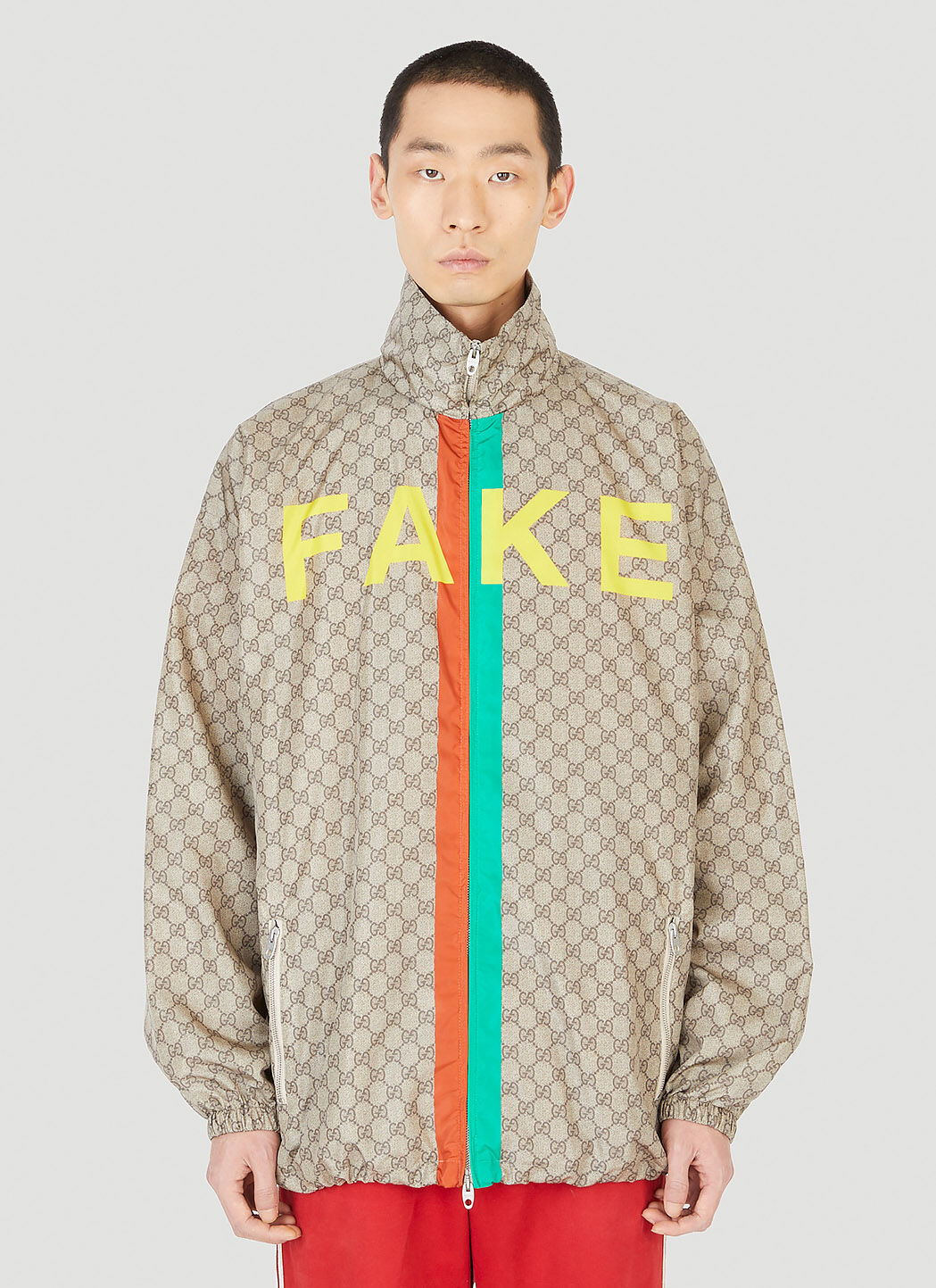 Nylon gucci jacket hot sale