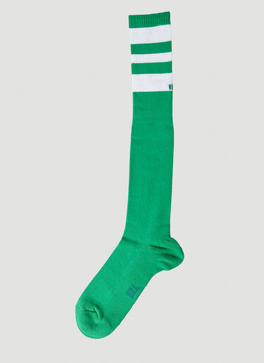 ERL Stripe Tube Socks Green erl0348020
