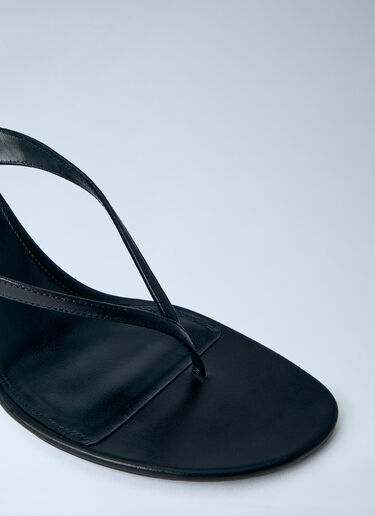 Saint Laurent Sue Thong Sandals Black sla0263045