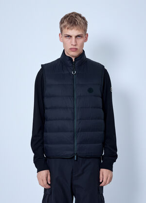 Moncler Teddy Fleece Reversible Down Gilet Black mon0165031