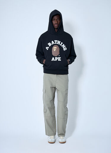 A BATHING APE® Padded Hooded Sweatshirt Black aba0158004